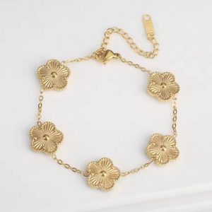 Golden Bloom Bracelet (18k Gold Plated)