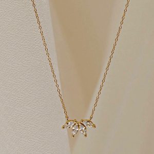 Dewdrop Petal Necklace