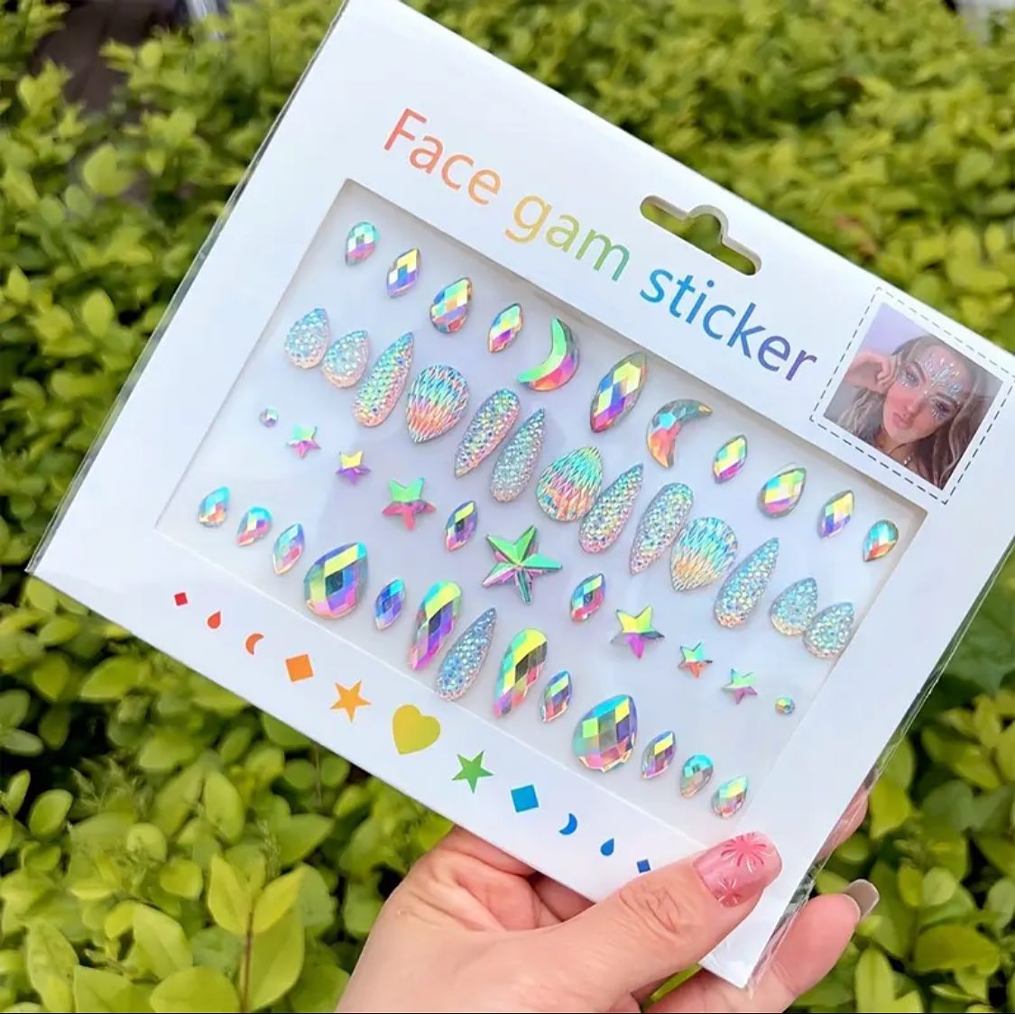 Glamour Fest Acrylic Face Gems - Image 2