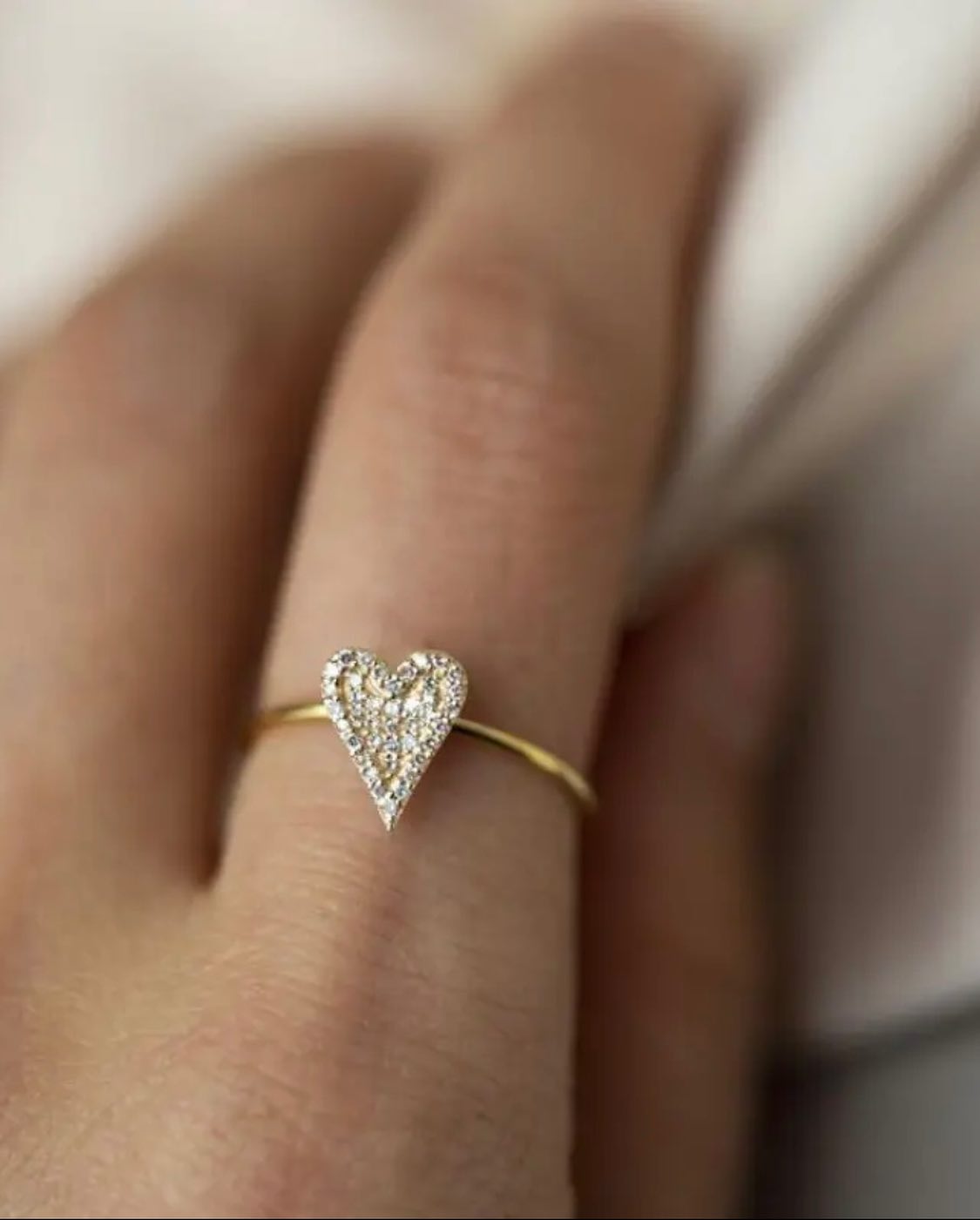 Flirty Heart Ring