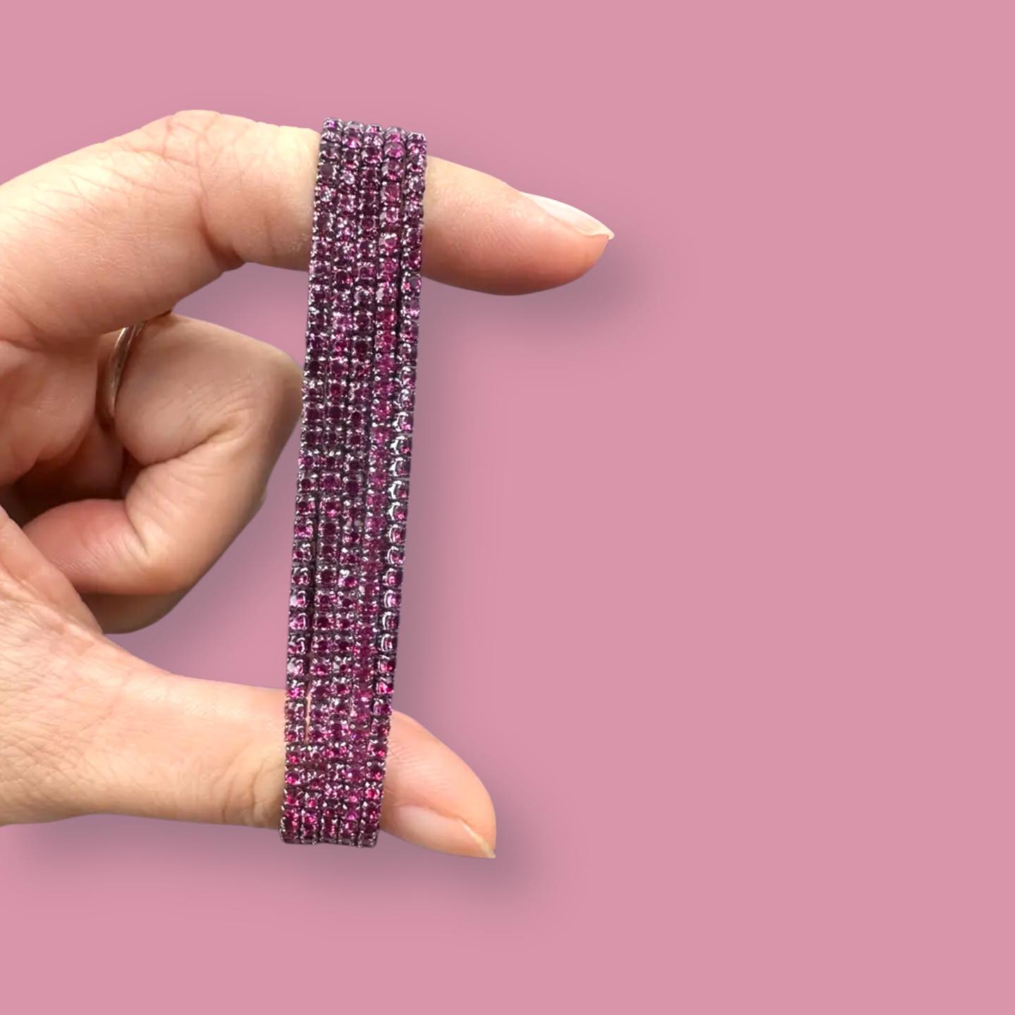 Fuchsia Stretch Bracelet - Image 2