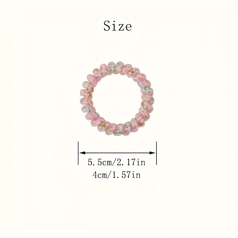 Pastel Spiral Hair Bands (Pack of 6) - Image 4