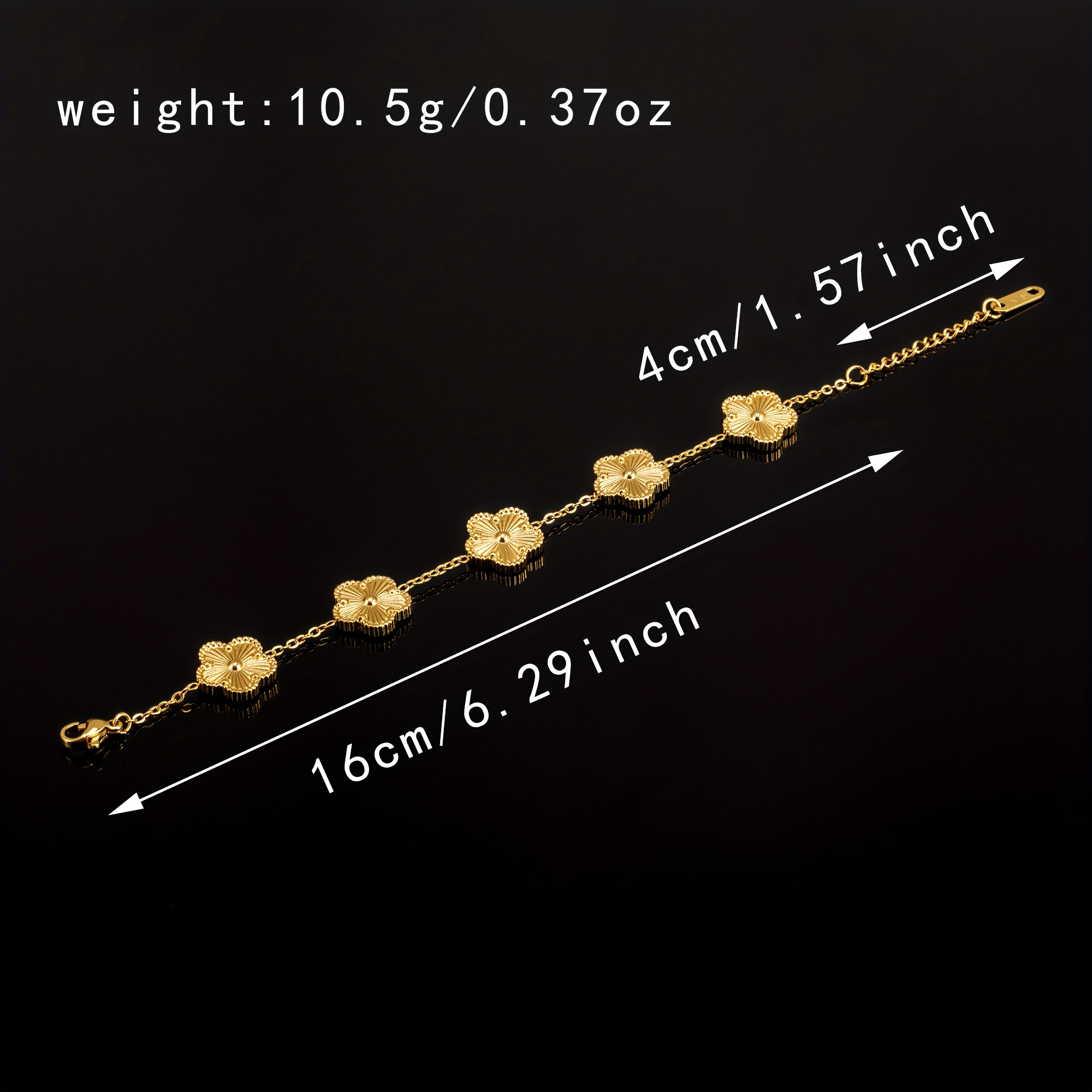 Golden Bloom Bracelet (18k Gold Plated) - Image 2