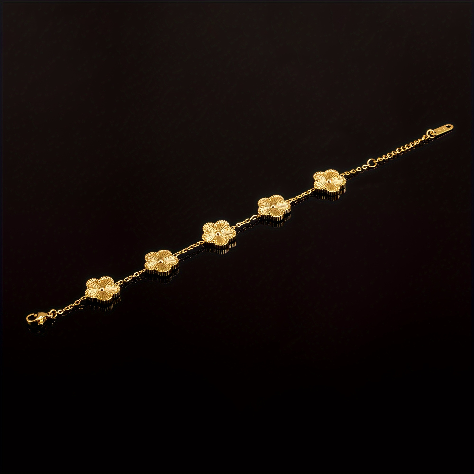 Golden Bloom Bracelet (18k Gold Plated) - Image 4