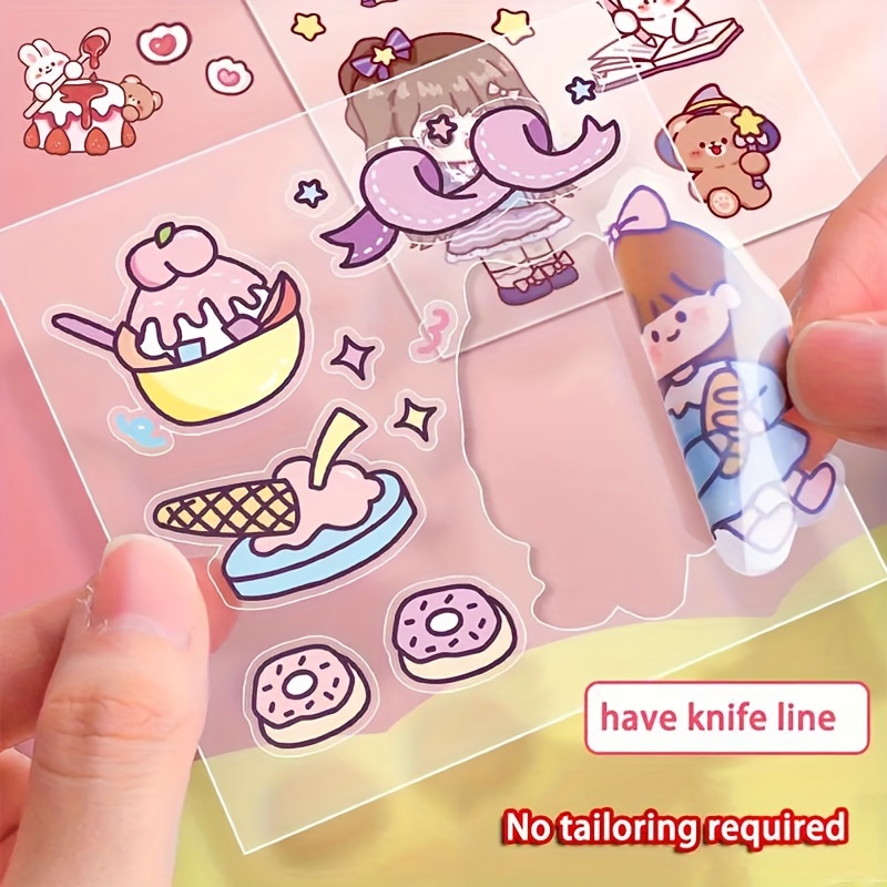 100pcs Cute Cartoon Stickers - Image 2