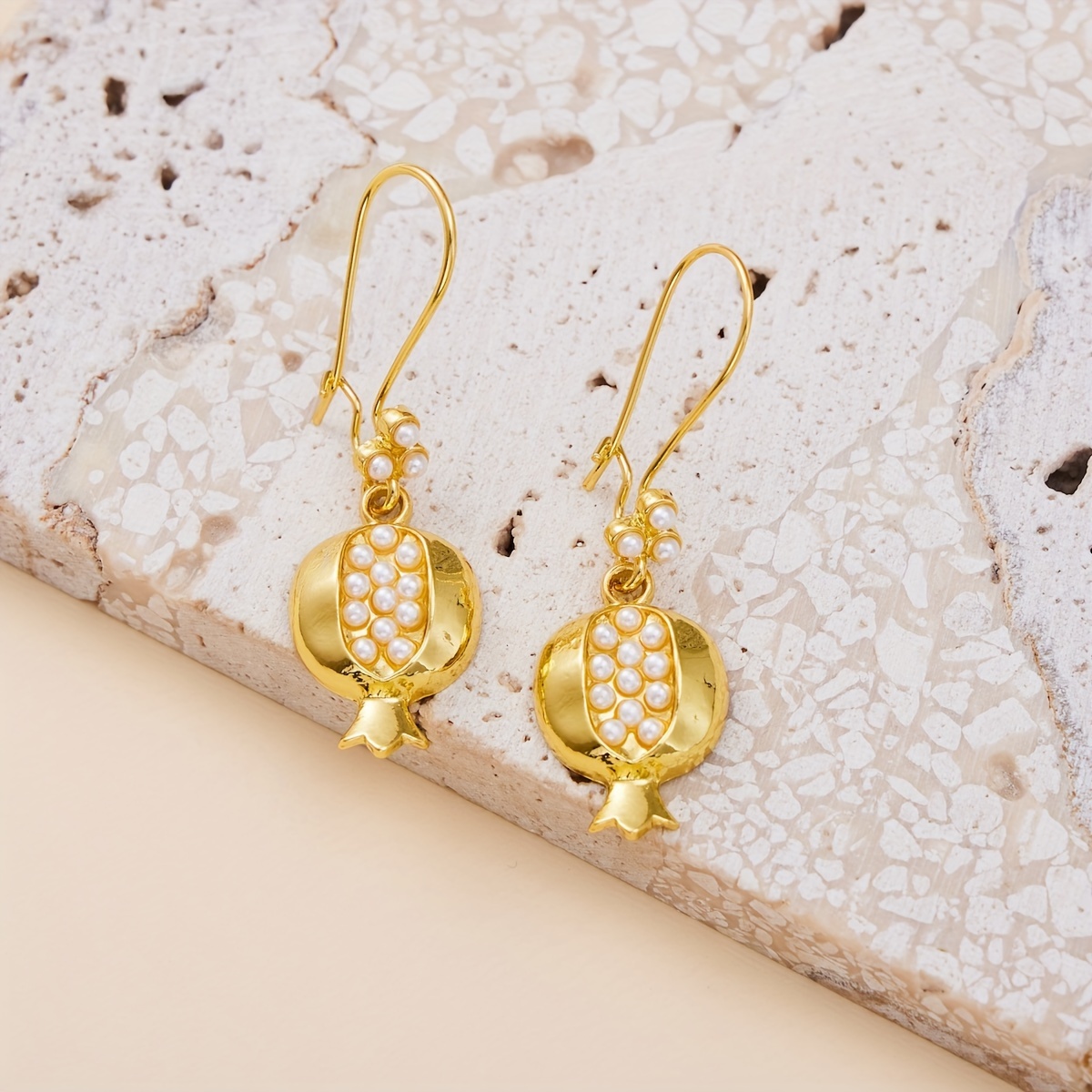 Pomegranate Drop Earrings - Image 4