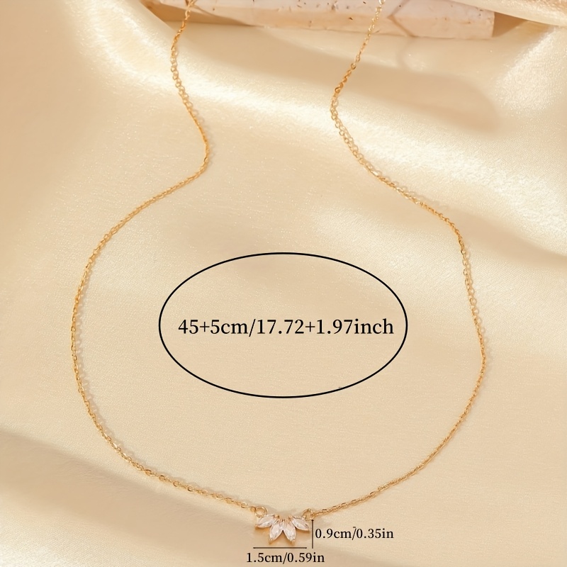 Dewdrop Petal Necklace - Image 4