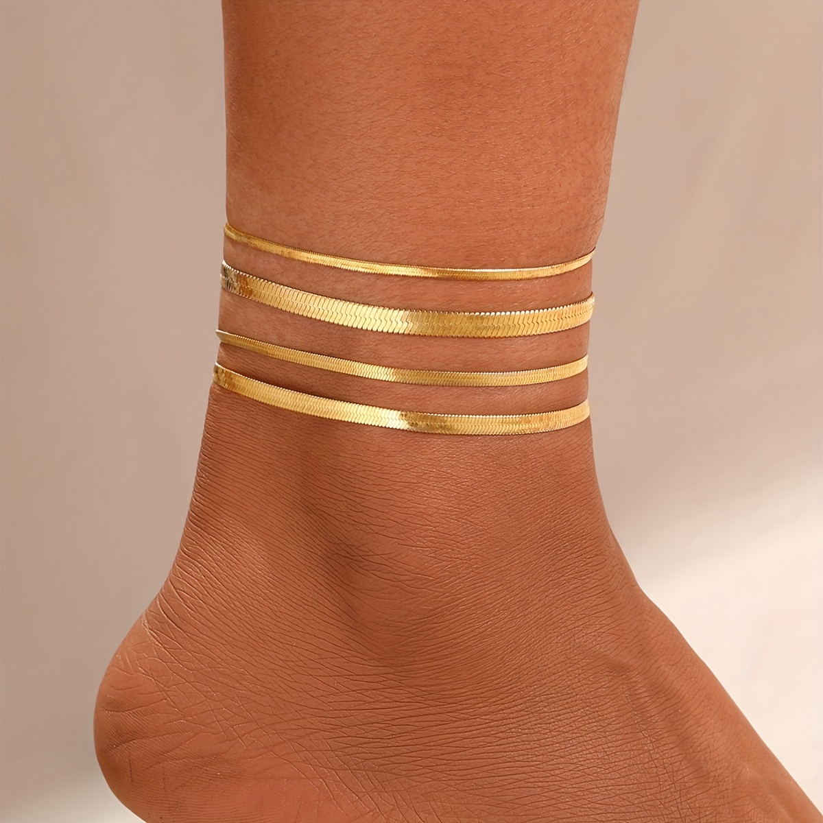 Golden Glam Anklets - Image 2
