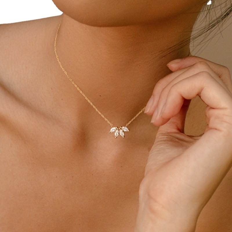 Dewdrop Petal Necklace - Image 3