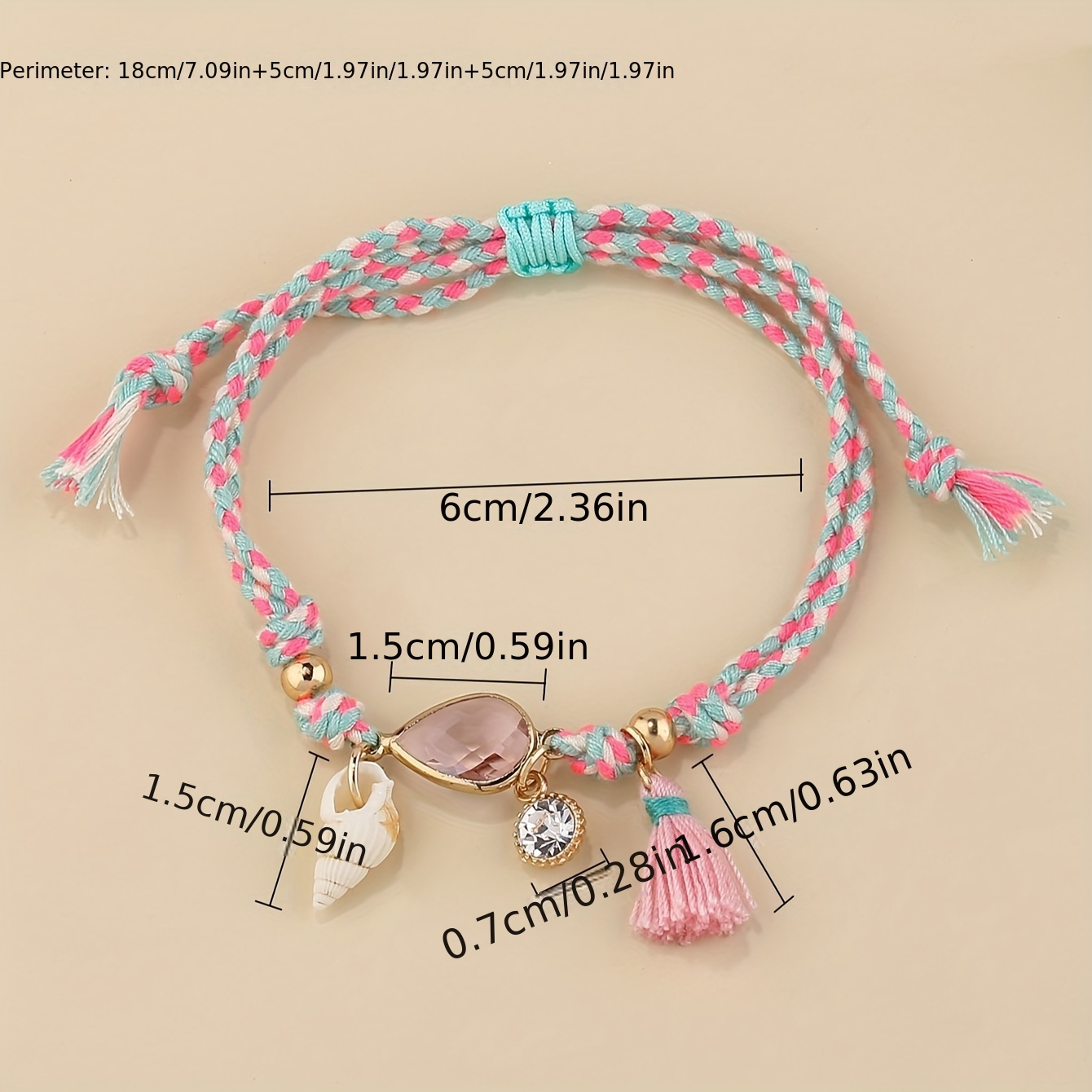 Sea Shell Chic And Stone Bracelet - Image 5