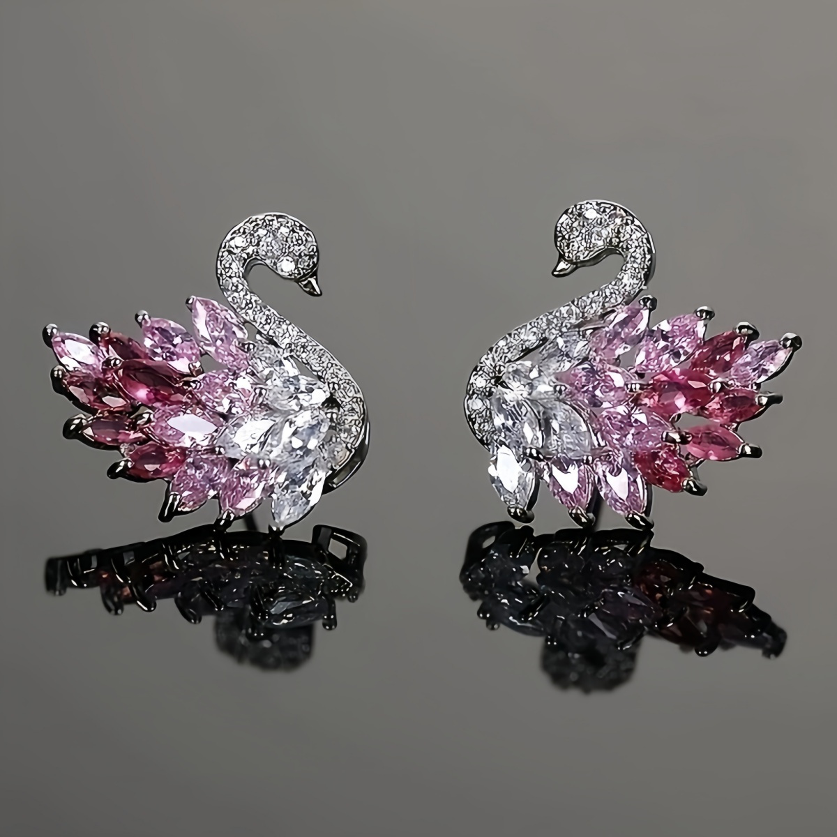 Royal Swan Studs - Image 2