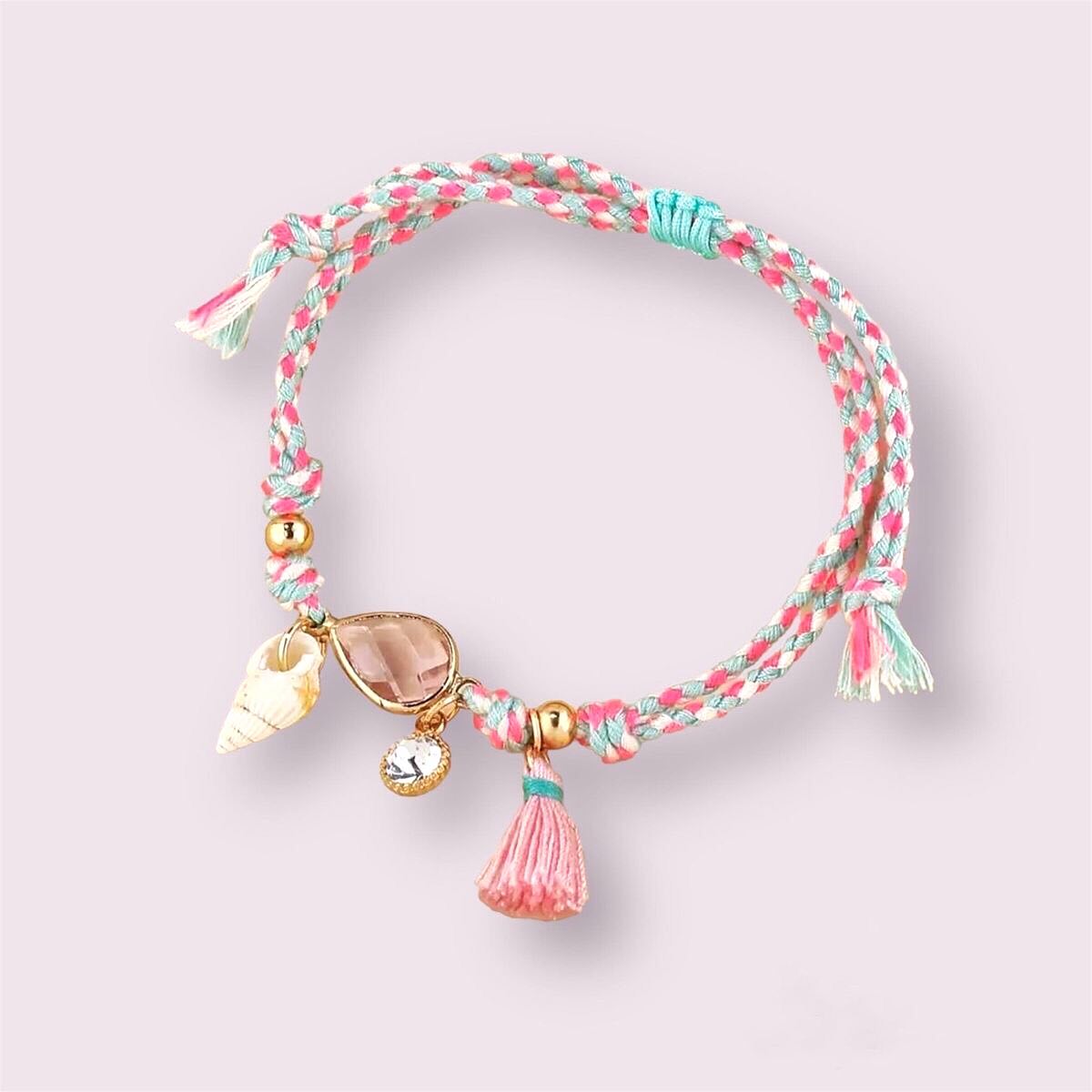 Sea Shell Chic And Stone Bracelet