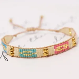 Geometric Heart Bracelet