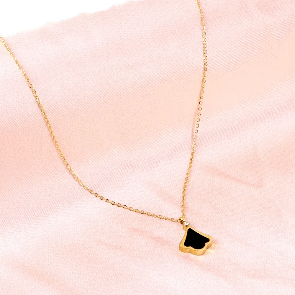 Black Shell Bud Pendant - Image 5