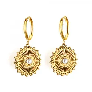 Round Cake Pearl Studs