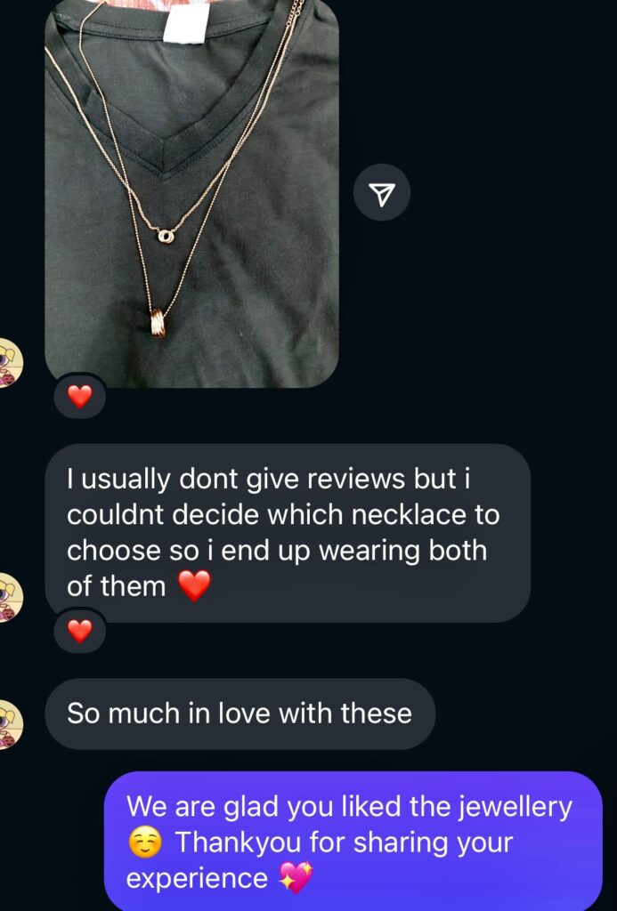 Double Circle Gold‑Plated Necklace review