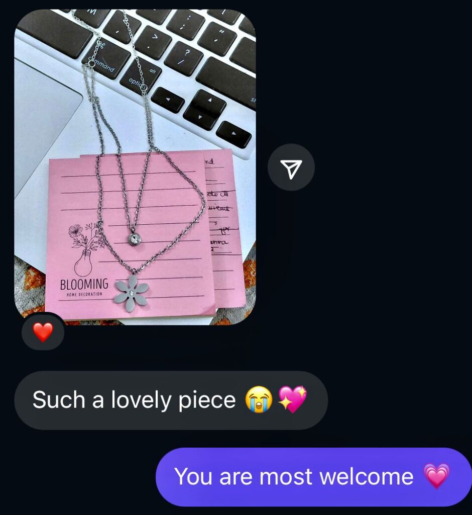 silver necklace review