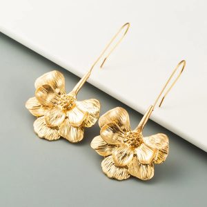 Flower Hook Earrings